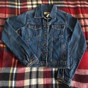Dark-wash Denim Jacket